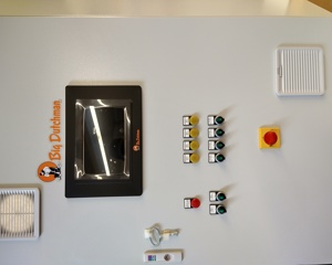 Control panel farm feed supply 4x daily silo